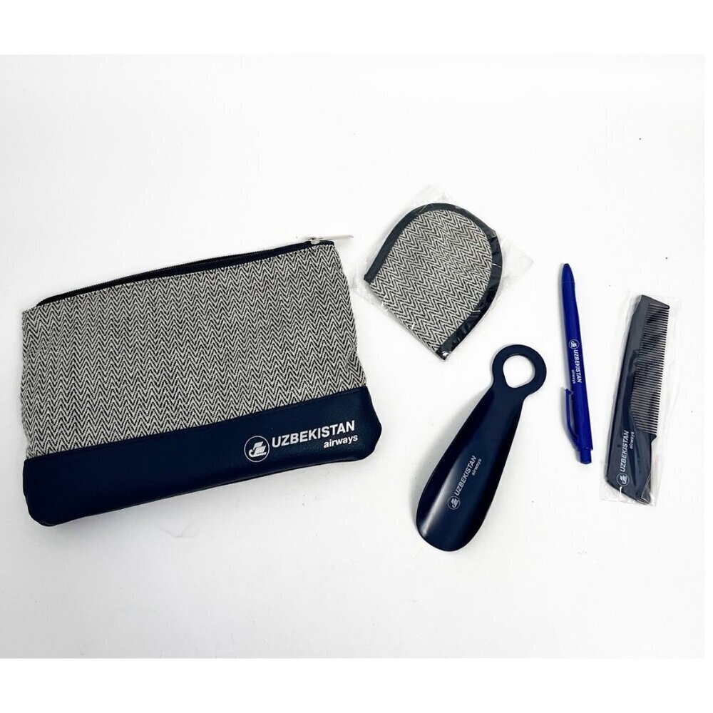 UZBEKISTAN AIRWAYS UZBEKISTAN AIRLINES Amenities Pouch Cosmetic Bag